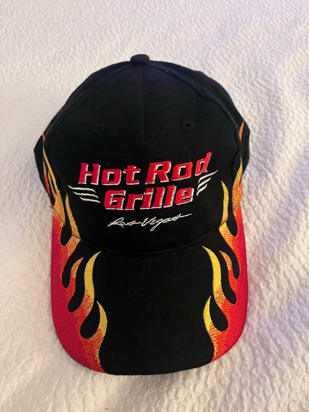 Hot Rod Grille Las Vegas Black Flame Baseball Cap